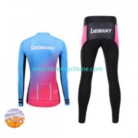 Tenue Maillot M/L + Collant Hiver Thermal Fleece Leobaiky Femme N001